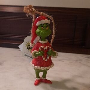 NWT.  Jim Shore Grinch Ornament GRINCH WITH HEART